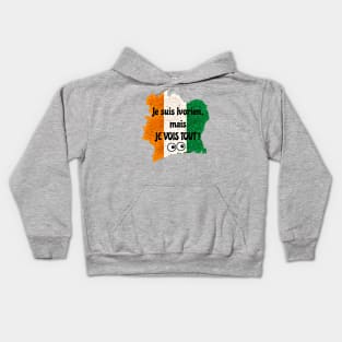 Je suis Ivorien, mais JE VOIS TOUT! - Cote d'Ivoire Kids Hoodie